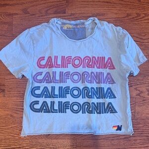 Aviator Nation California Graphic Tee - Gray